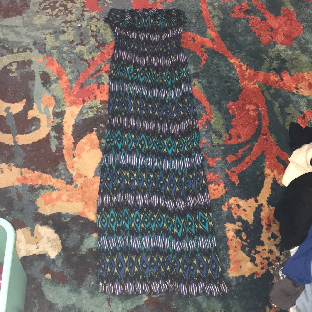 Forever 21 strapless maxi dress